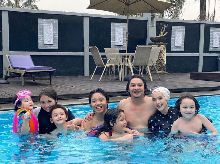 Kebersamaan Kiesha Alvaro dan ayah Instagram