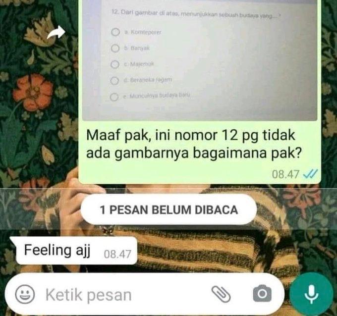 udah tanya serius malah dibalas cuek © berbagai sumber