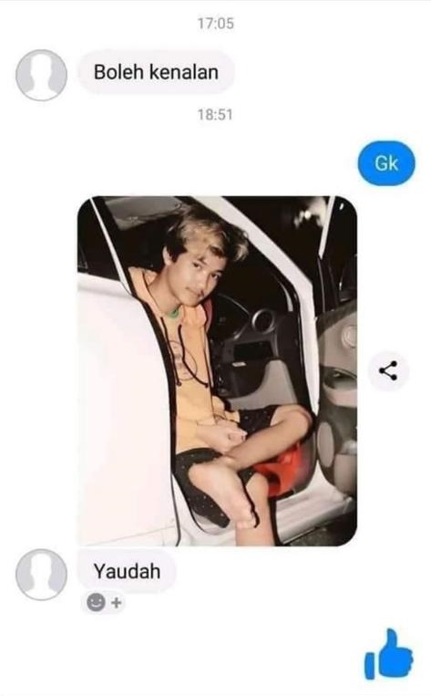 udah tanya serius malah dibalas cuek © berbagai sumber