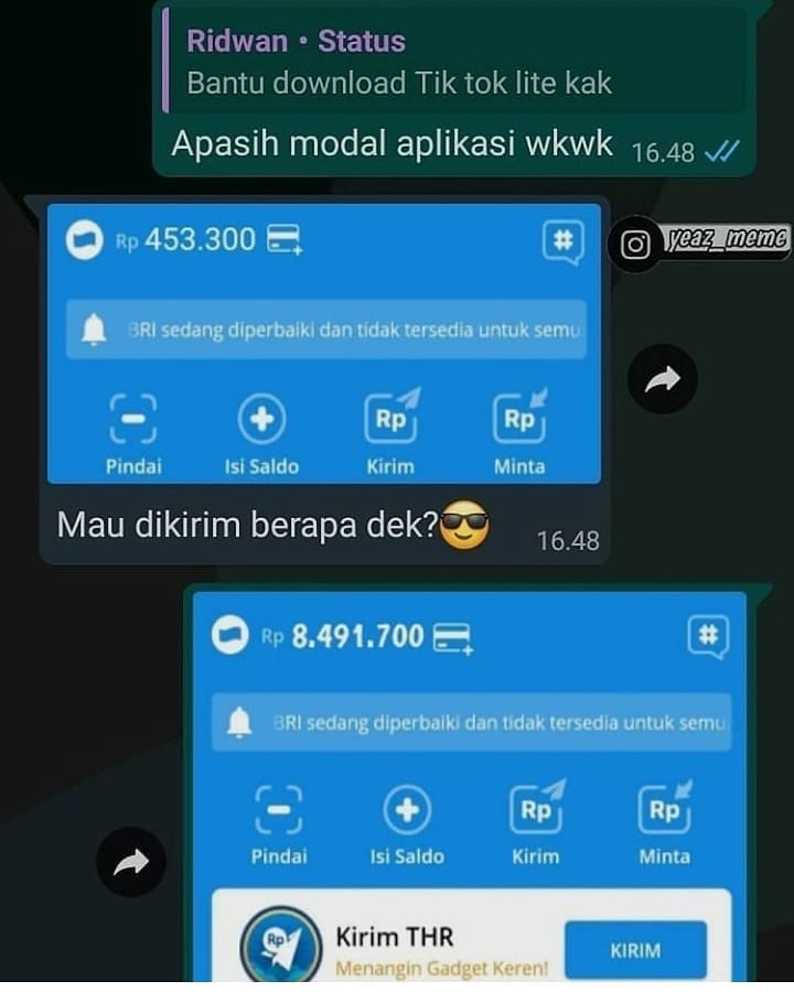 udah tanya serius malah dibalas cuek © berbagai sumber