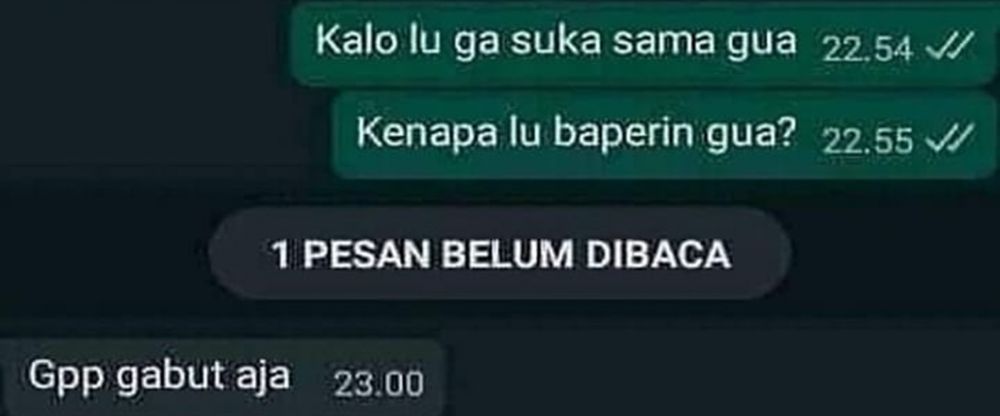 udah tanya serius malah dibalas cuek © berbagai sumber