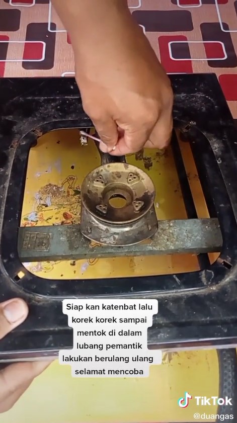 Cara memperbaiki kompor gas yang susah menyala, mudah dipraktikkan