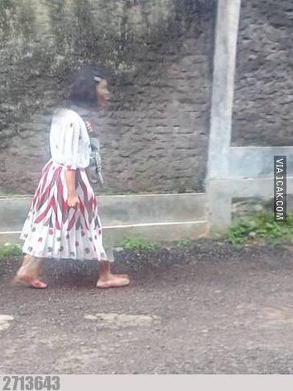 foto orang malah kelihatan seram © berbagai sumber