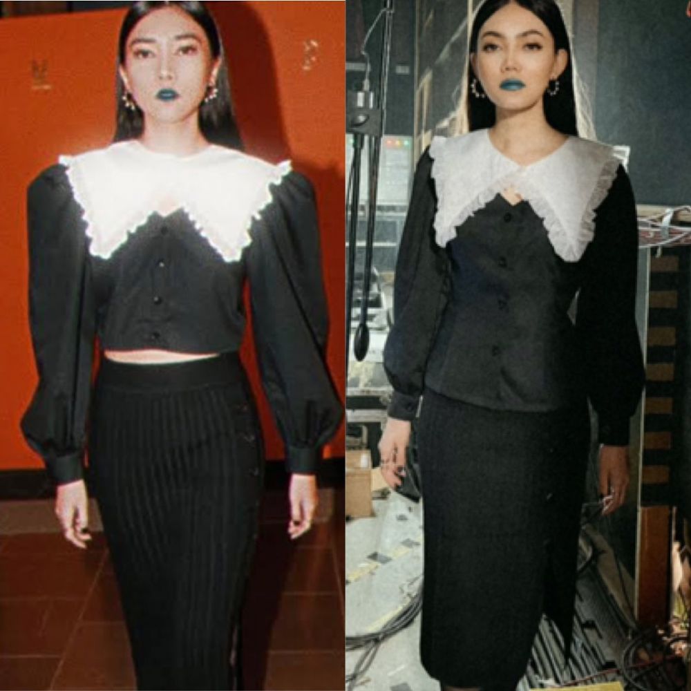 Rina Nose cosplay jadi artis lain © berbagai sumber  Rina Nose cosplay jadi artis lain © berbagai sumber