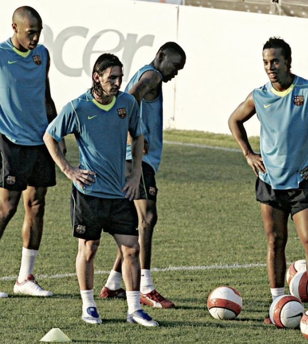 Nostalgia Henry bersama Messi di Barcelona, belajar jadi bomber maut