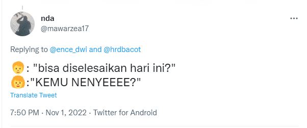 Cuitan kocak 'kamu nanya?' © 2022 berbagai sumber Cuitan kocak 'kamu nanya?' © 2022 berbagai sumber