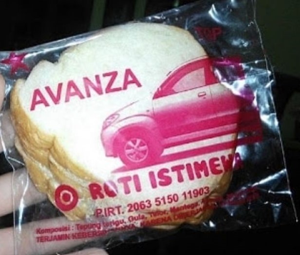 Tulisan kocak di kemasan makanan Berbagai sumber