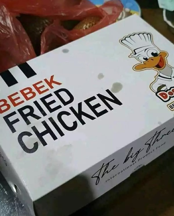 Tulisan kocak di kemasan makanan Berbagai sumber