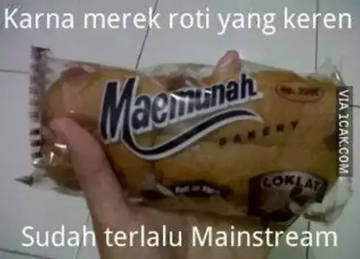 Tulisan kocak di kemasan makanan Berbagai sumber