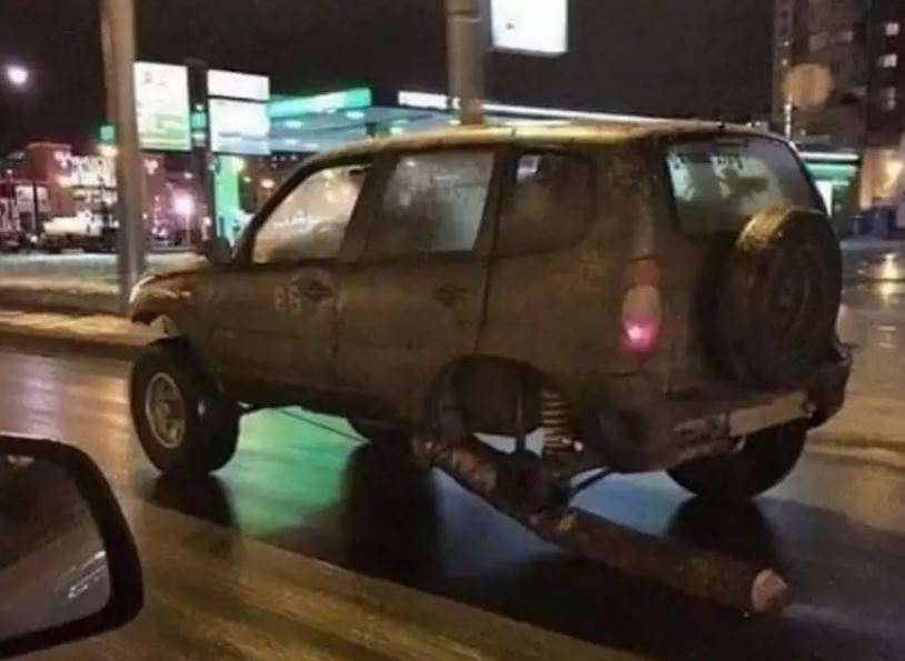 gunakan kendaraan rusak malah nyeleneh © berbagai sumber