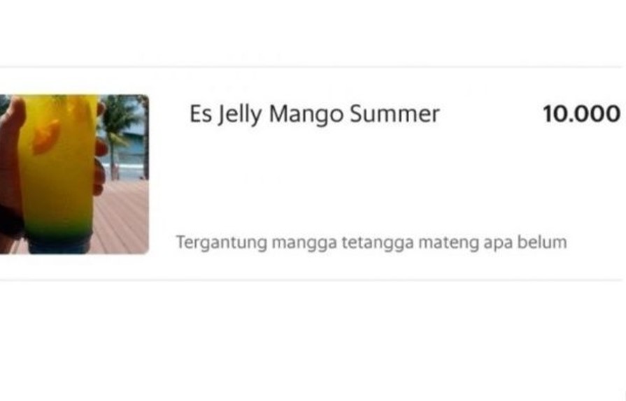 Deskripsi lucu menu Berbagai sumber