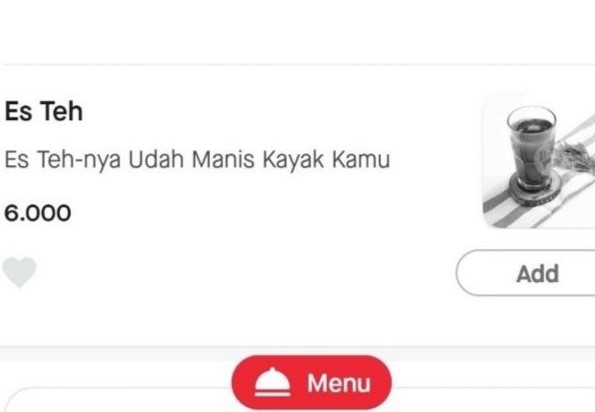 Deskripsi lucu menu Berbagai sumber