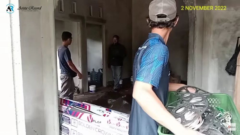 rumah Farel Prayoga sedang direnovasi © berbagai sumber