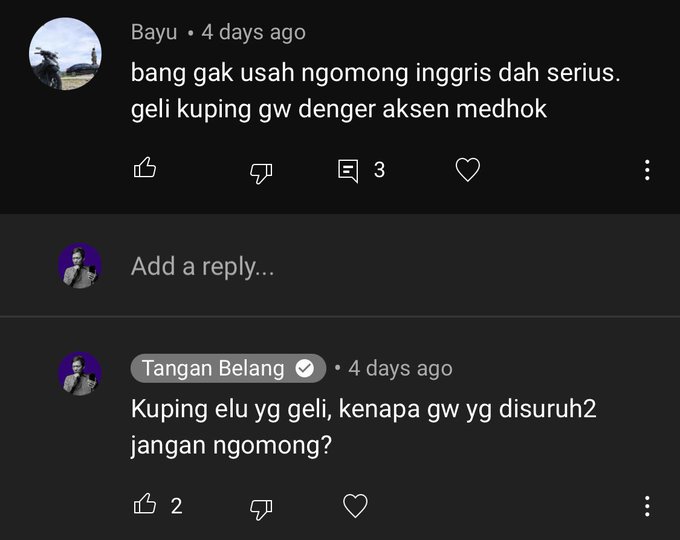 komentar asal asalan © Twitter