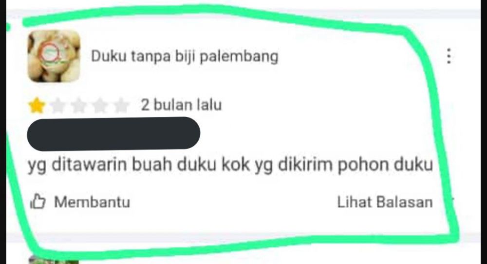 ulasan kocak pembeli online shop © berbagai sumber