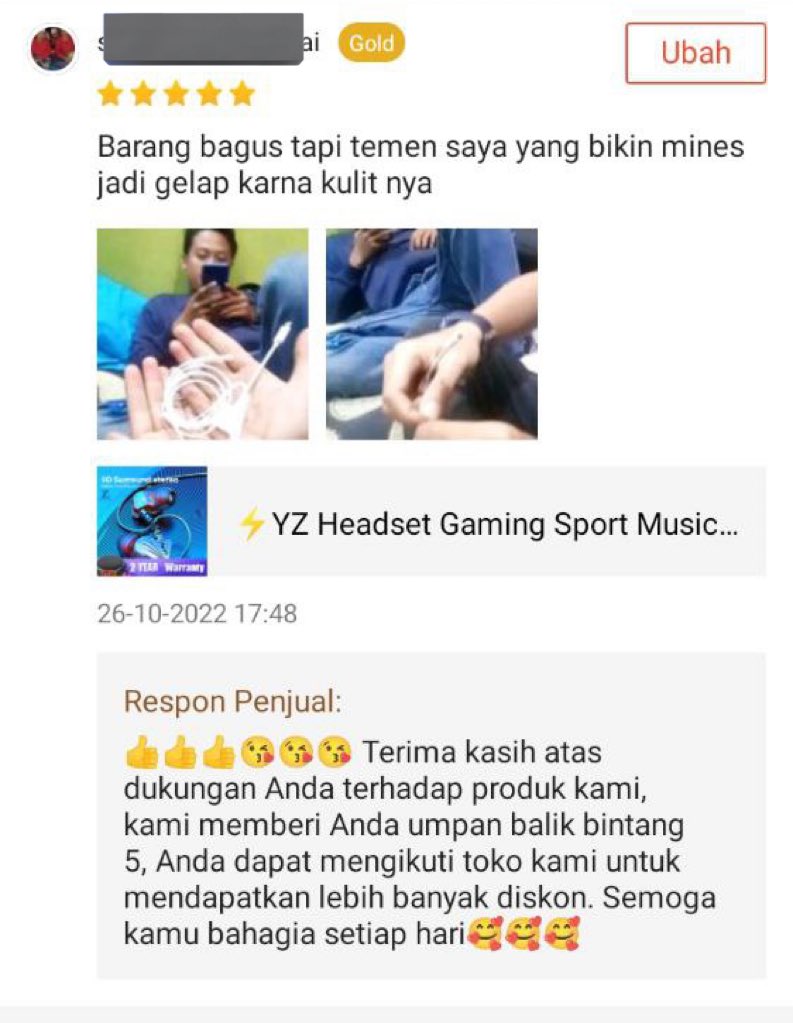 ulasan kocak pembeli online shop © berbagai sumber