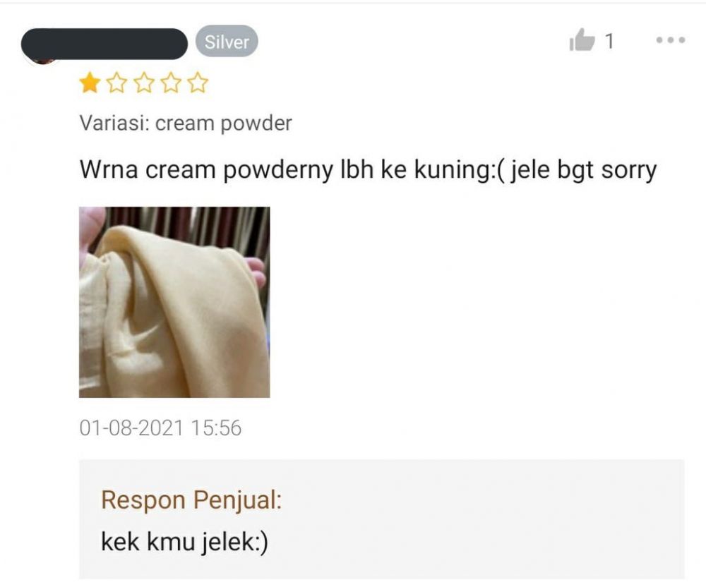 ulasan kocak pembeli online shop © berbagai sumber