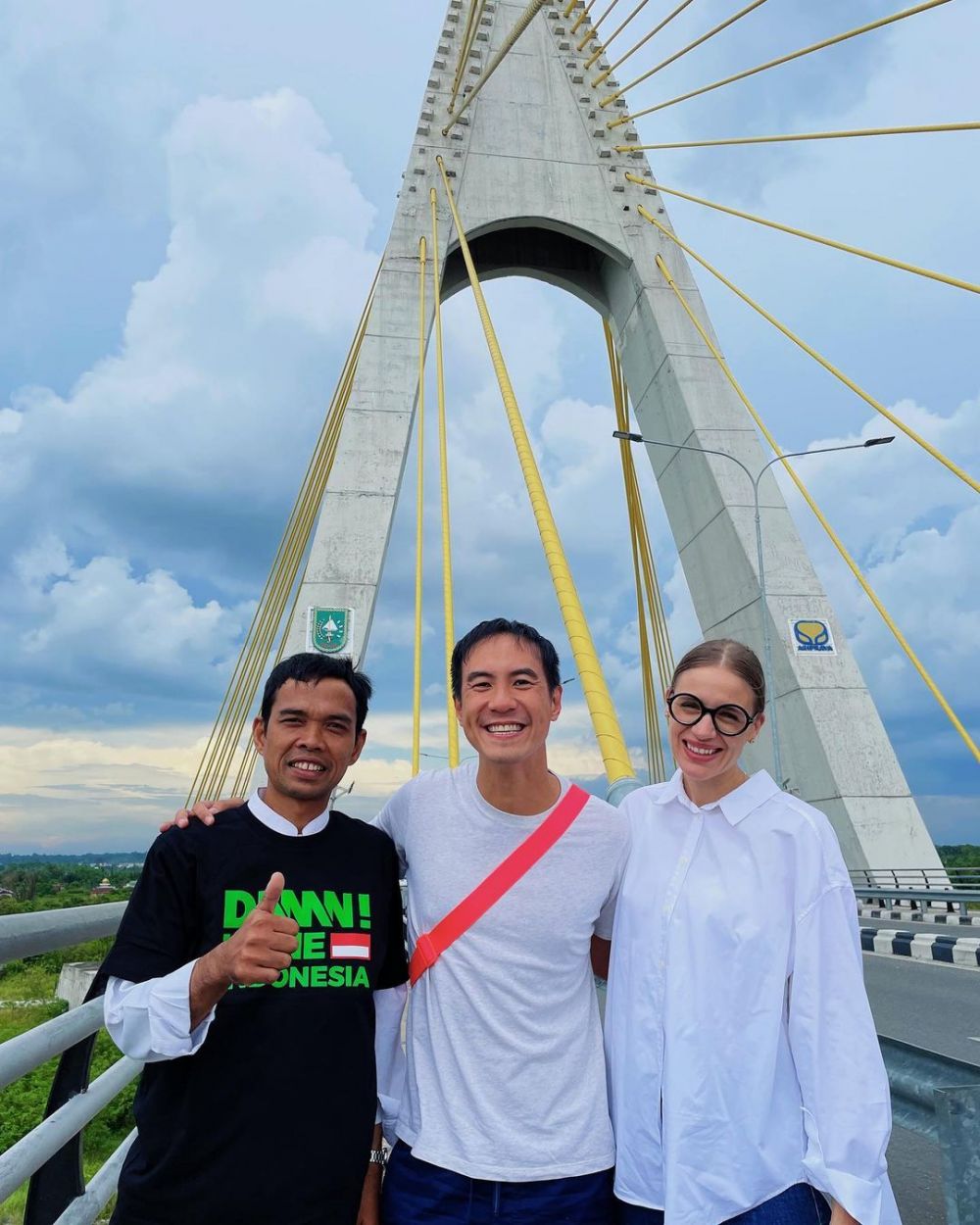 potret kebersamaan ustaz abdul somad & daniel mananta © berbagai sumber