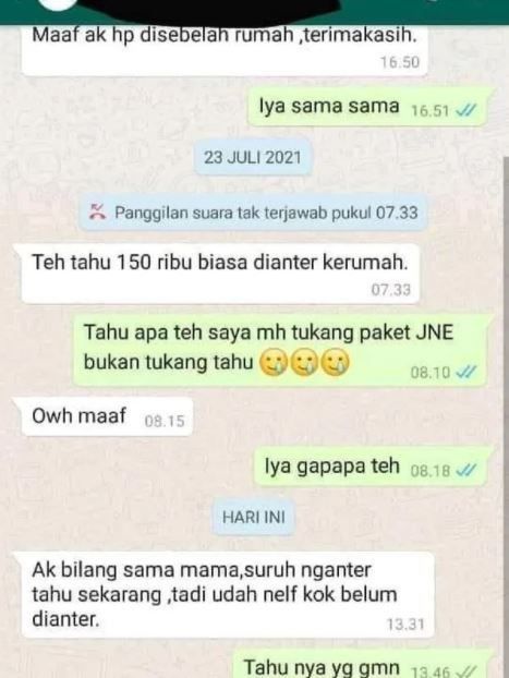 chat malah jadinya salah sambung © berbagai sumber