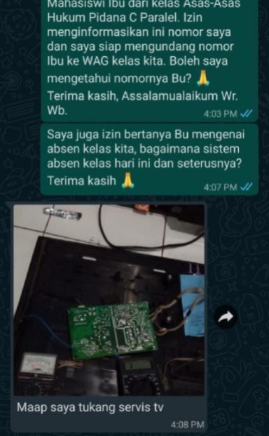 chat malah jadinya salah sambung © berbagai sumber