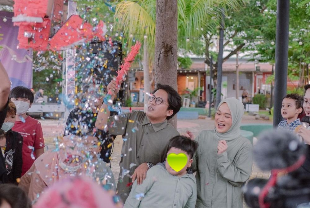 Ririe Fairus rayakan ultah anak bareng Ayus © 2022 brilio.net