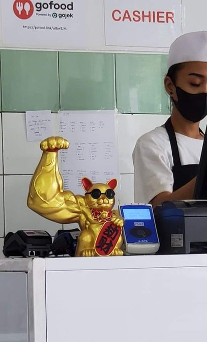 potret lucu kasir meja © berbagai sumber