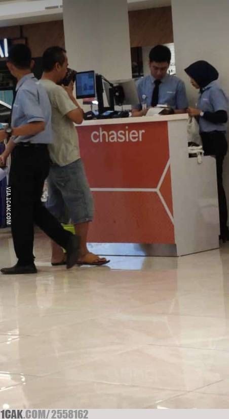 potret lucu kasir meja © berbagai sumber