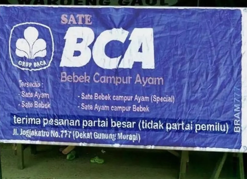 nama spanduk usaha pakai singkatan © berbagai sumber nama spanduk usaha pakai singkatan © berbagai sumber