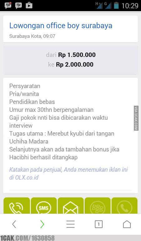 informasi lowongan ini nyeleneh banget © berbagai sumber informasi lowongan ini nyeleneh banget © berbagai sumber
