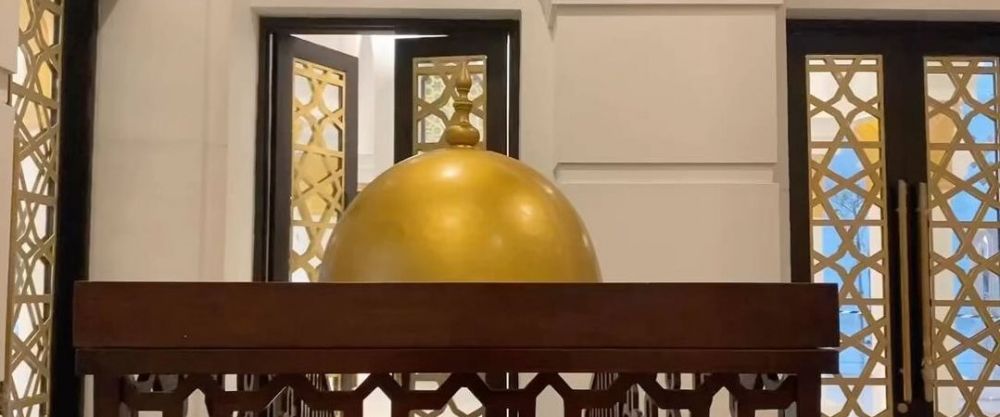 11 Potret megah masjid Syeikh Zayed, kado putra mahkota UEA ke Jokowi