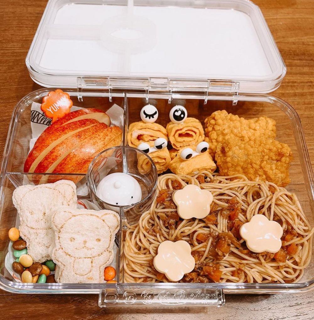 10 Kreasi bekal anak ala Chelsea Olivia, auto bikin lahap makan