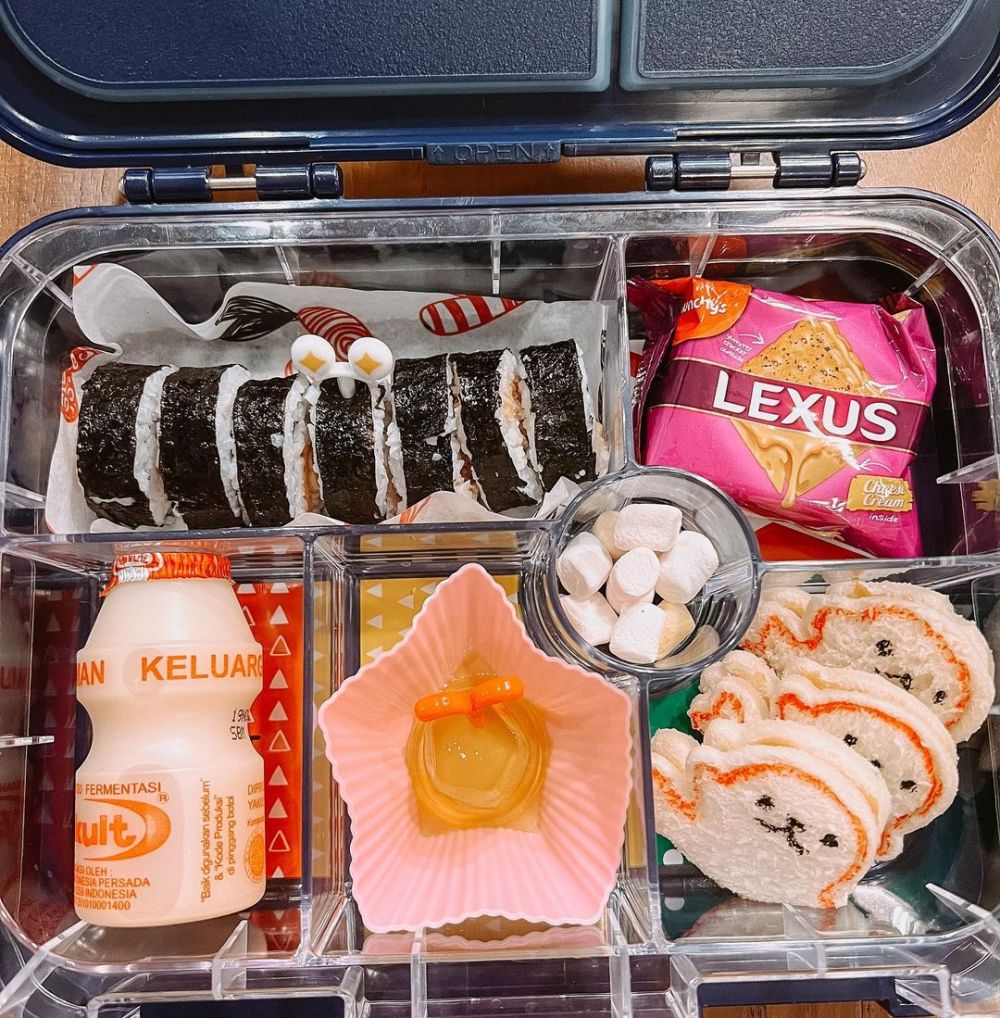 10 Kreasi bekal anak ala Chelsea Olivia, auto bikin lahap makan