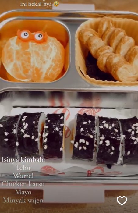10 Kreasi bekal anak ala Chelsea Olivia, auto bikin lahap makan