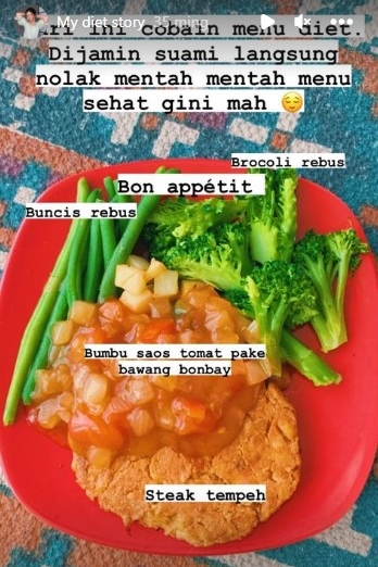 10 Pola makan Sinta 'Keong Racun', berat badan ideal di 50-an kg