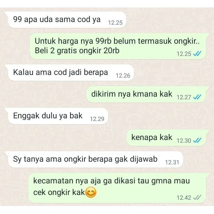 percakapan WA bikin geregetan © berbagai sumber percakapan WA bikin geregetan © berbagai sumber