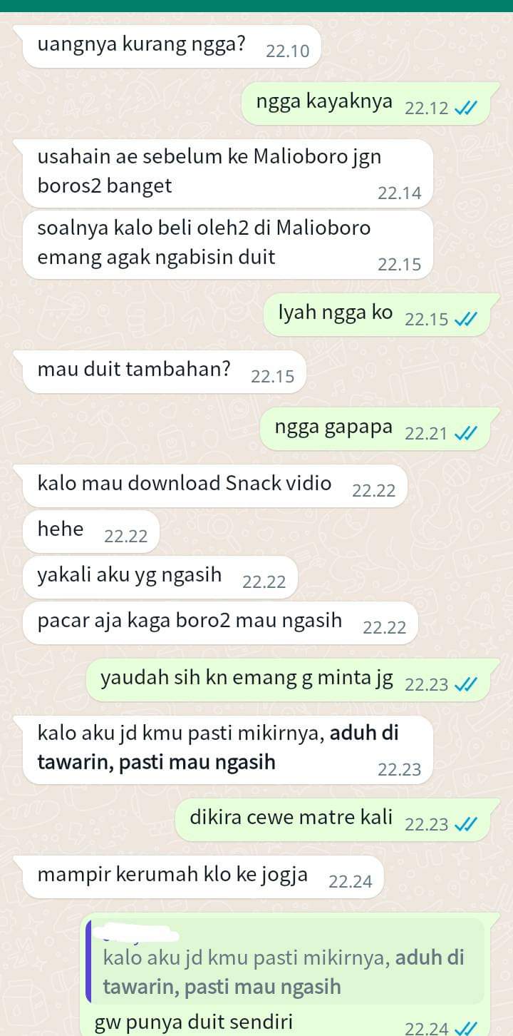 percakapan WA bikin geregetan © berbagai sumber percakapan WA bikin geregetan © berbagai sumber