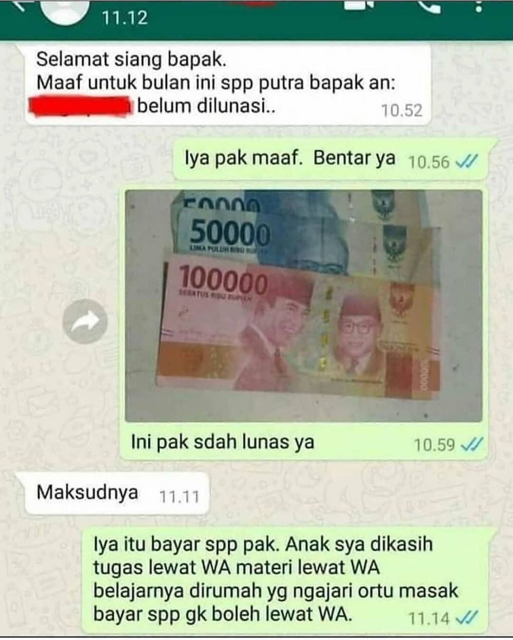 percakapan WA bikin geregetan © berbagai sumber percakapan WA bikin geregetan © berbagai sumber