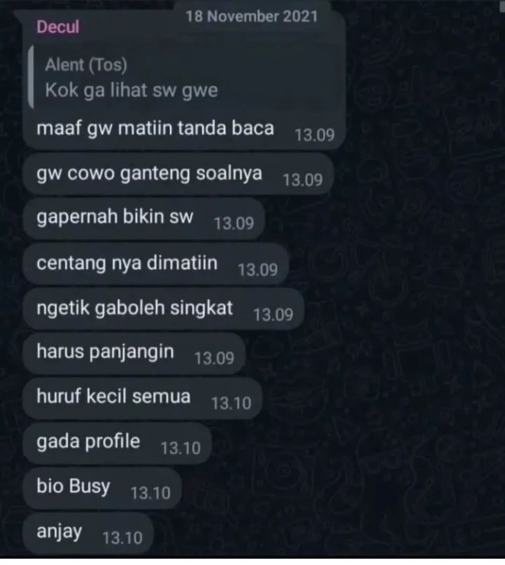 gara-gara posesif malah salah tanya © berbagai sumber