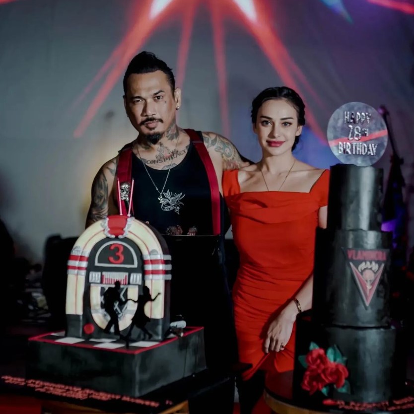 Jerinx & Nora Alexandra rayakan pernikahan Instagram