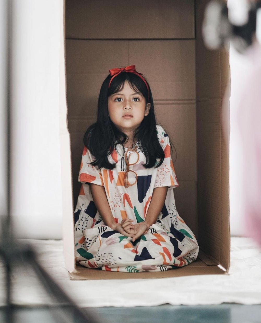 Larang ayah foto berdua bareng cewek, ini 11 potret Miskha anak Desta berbagai sumber