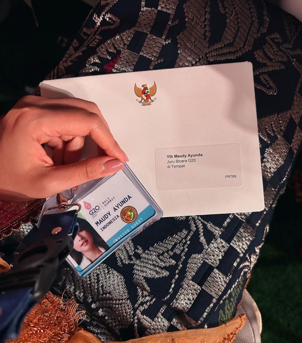 Maudy Ayunda jadi juru bicara di KTT G20 © 2022 berbagai sumber