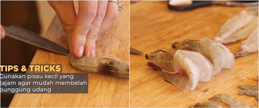 7 Cara chef Devina potong udang untuk berbagai hidangan, mudah ditiru