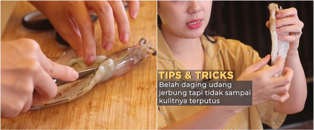 7 Cara chef Devina potong udang untuk berbagai hidangan, mudah ditiru