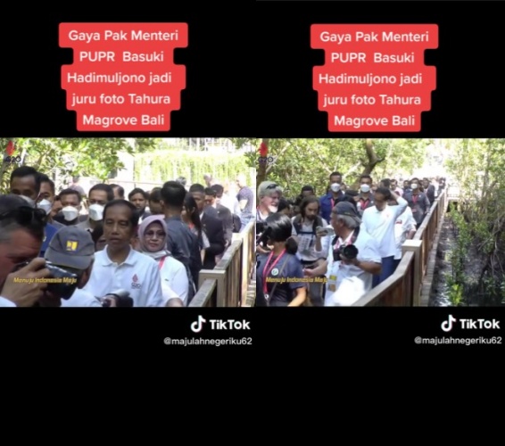 Viral momen Menteri Basuki jadi fotografer dadakan Jokowi di KTT G20
