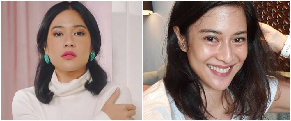 Ayu khas Indonesia, 9 beda Dian Sastro saat pakai dan tanpa makeup