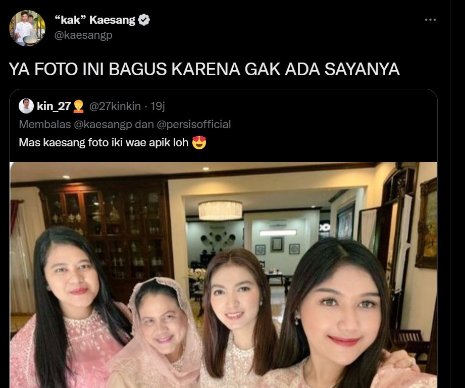 Erina Gudono pamer foto bareng Selvi Ananda, komentar Kaesang kocak
