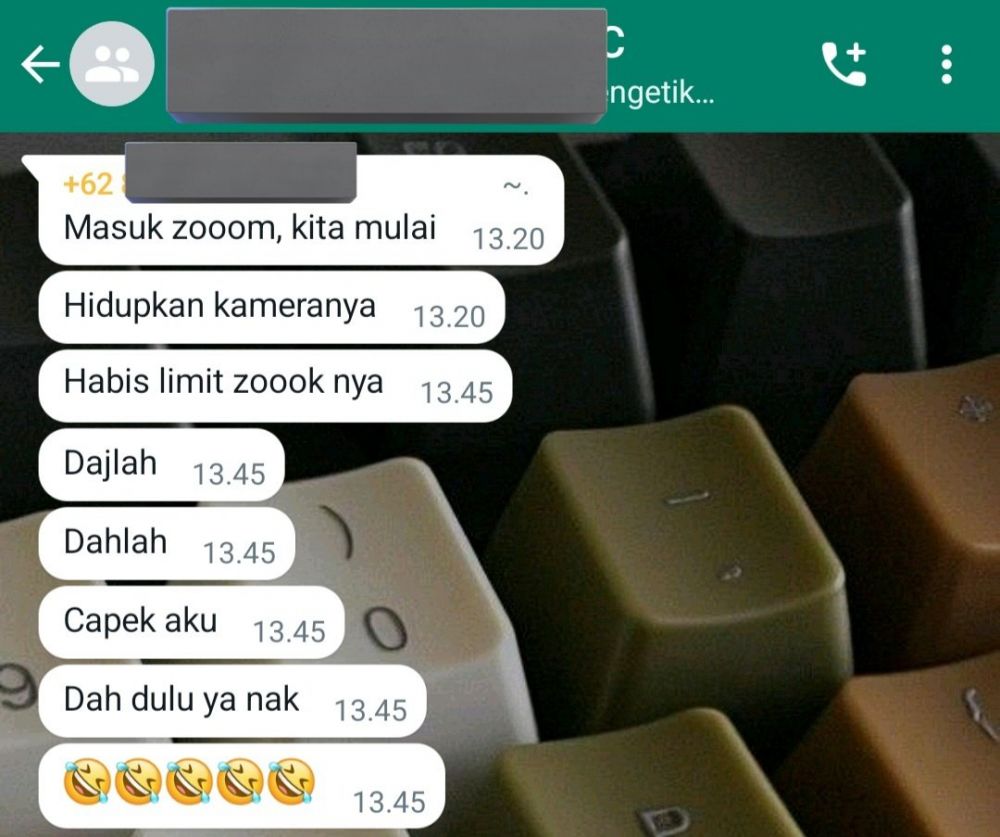 Alasan saat dosen absen ngajar di kelas © 2022 berbagai sumber