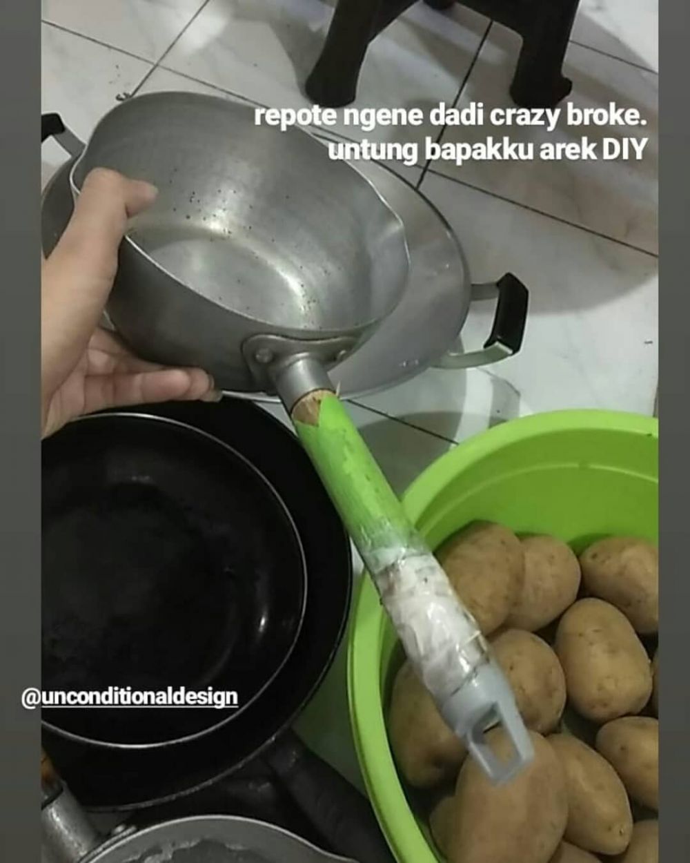 gagang panci dibenerin agak maksa © berbagai sumber