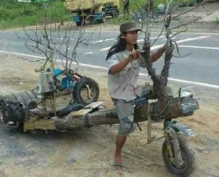 motor butut diakali jadi nyeleneh © berbagai sumber