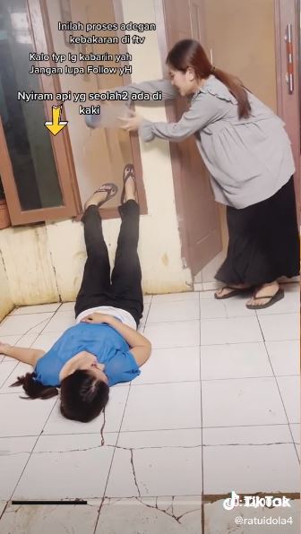 bikin adegan kebakaran di sinetron nyeleneh © berbagai sumber